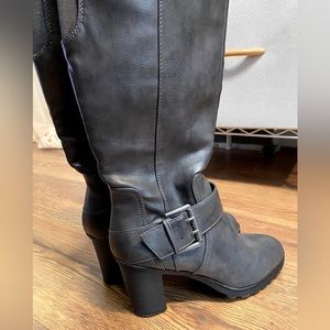 LifeStride Velocity Flex Wide Calf Gray Boots- Women’s 10M